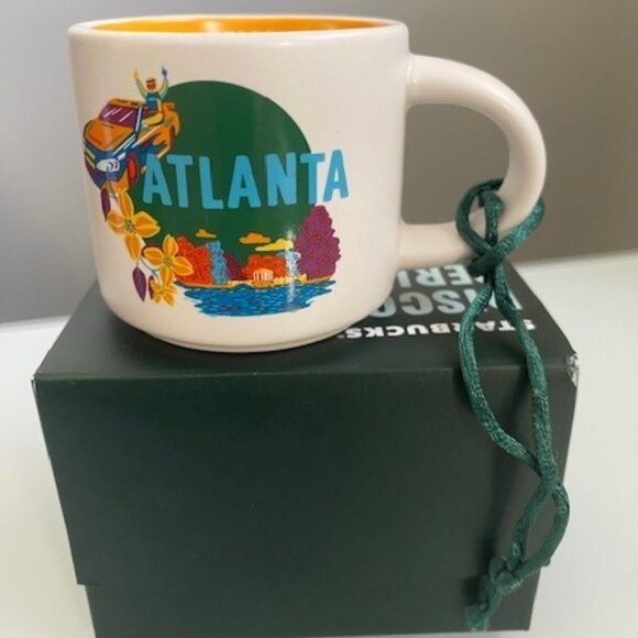 New in Box Starbucks Atlanta Georgia Discovery Series 2oz Expresso Mug Ornament - Picture 2 of 9